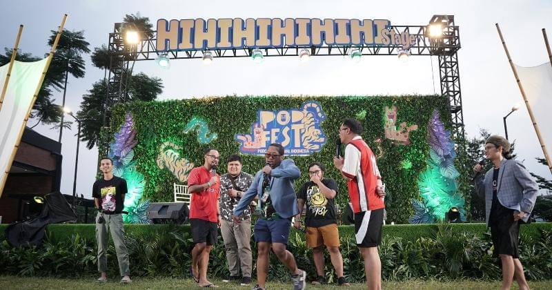 Kemeriahan Stage "HIHI" pada Acara PODFEST 2024, Sabtu (22/06/2024), di Fatmawati, Jakarta Selatan. - Dok. PODFEST 2024